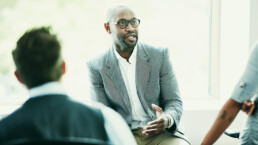 Stock image of a business professional