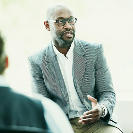 Stock image of a business professional